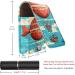Buy Stylish Leather Lipstick Case - Mini Organizer with Mirror | Airplane Hot Air Balloon Design - Buy Online on GoSupps.com