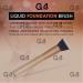 G4GADGET Liquid Foundation Brush - Premium Kabuki Flat Top Brush for Blending Liquid Cream Powder - Flawless Makeup Application - No Shedding Synthetic Bristles - Buy Online on GoSupps.com