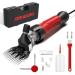 Dragro sheep scissors 500W professional electrical sheep scissors cattle care set 6-stage electrical electrical scissors for animals with thick fur sheep alpacas goats sheep clipper