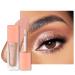 Oulac Liquid Glitter Eyeshadow Pink Eyeshadow Shimmer Eyeshadow & Eyeliner | Sheer Warm Beige with Lime and Pink Sparkle Blendable Eye Make-up Crease Resistant Vegan 5.4g Sugar Rush (04)