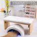 Yisinuoo Professional Microfiber Leather Nail Arm Rest Cushion - White - Buy Online on GoSupps.com