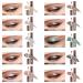 10-Color Liquid Glitter Eyeshadow Set - Metallic Shimmer Waterproof & Fast-Drying Eye Makeup Kits for Women - Perfect Gift! - Buy Online on GoSupps.com