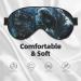 SSIMOO Hacker Attack Soft Sleep Eye Mask - Breathable Eye Patch for Women Ideal for Travel & Relaxation Black - Buy Online on GoSupps.com