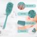 Shop Durable Long Handle Shower Sponge Set - 3 Piece Bathing Brush & Adhesive Hooks for Men & Women - Buy Online on GoSupps.com