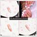 Mezrkuwr 1000 Pink Nail Grinding Charms with Tweezers | Pearl & Flower Nail Decorations | Flat Back Synthetic Resin | International Shipping - Buy Online on GoSupps.com