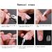 Niceneeded 12 Packs of 144 Clear Acrylic False Nail Tips with Glue - Nail Art Manicure Accessories in 12 Sizes - Buy Online on GoSupps.com