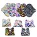 Natural Organic Napkin 1 Set 7pcs Washable Napkins Bamboo Napkin Soft Mama Panty Liner Outfit Sets for Women Washable Pads Super-Absorbent Menstrual Pads Towel Pad Cloth Pad