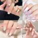 1000PCS Clear White Short Acrylic Nail Tips with Box | False Nail Tip Extension Kit for Manicure | Salon Home DIY Design | Finger Toe Separators | 1004 Pieces - Buy Online on GoSupps.com