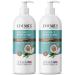 Coconut Body Wash Cleans Softens & Nourishes Ultra Moisturizing Shower Gel for Dry and Sensitive Skin Women & Men Organic & Natural 16 fl oz 2-Pack Coconut 16 Fl Oz (Pack of 2)