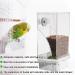 Transparent Automatic Bird Feed Dispenser | Acrylic Feeder for Budgies Nymphicus and Pionus Parrots - International Shipping Available - Buy Online on GoSupps.com