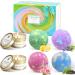 Bath Bombs for Women Gifts 4 Bath Bombs with 2 Scented Candles Bubble Spa Bath Moisturizing Skin Bath Bombs Gifts for Her 4 Count (Pack of 1) - Buy Online on GoSupps.com