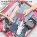 Dzmuero Toothbrush Etui - Portable 2-in-1 Travel Case & Storage | Blue & White Toothbrush Cup for Home & Travel - Buy Online on GoSupps.com