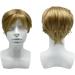 SKHAOVS Men's Short Blonde Cosplay Wig with Bangs - Heat Resistant Synthetic Hair for Halloween and Daily Costume - Buy Online on GoSupps.com