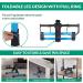 VIVIJASON Pedal Exerciser - Folding Portable Mini Exercise Bike for Arm/Leg Workout - Adjustable Fitness Equipment for Seniors - LCD Display - Blue - Buy Online on GoSupps.com