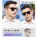 Black MARE AZZURO Large Square Reader Sunglasses for Men | Outdoor Sun Reading Glasses 1.0 | 1.25 | 1.5 | 1.75 | 2.0 | 2.25 | 2.5 | 2.75 | 3.0 | 3.5 | 4.0 - 1.00 - Buy Online on GoSupps.com