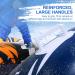 Large 47 Inch Snow Tube with 4 Snow Patches - Waterproof Inflatable Sled for Winter Fun | Space Theme, Heavy Duty K80 PVC Material, -30F Resistant - Buy Online on GoSupps.com