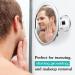 Fogless Shower Mirror with 360 Rotation Suction Cup | Fog-Free Bathroom Makeup/Shave Mirror with Holder | Adjustable Arm, Shatterproof & Rust-Resistant - Buy Online on GoSupps.com