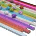 Origami Stars Papers Package DIY Paper Glitter Origami Stars, 400 Sheets, 20 Colors (20 Glitter Colors)