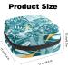 Portable Women's Menstrual Cup Bags | Colorful Binding-Up Bags for Teens | Tropical Plant Pattern - Buy Online on GoSupps.com