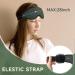 Rilextec 3D Contoured Sleep Mask for Women and Men - Adjustable Strap Blindfold for Sleeping and Travel - Buy Online on GoSupps.com