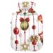 Christmas Bows Stars Hot Water Bottle with Cover Hot Water Bottles for Pain Relief Hot Water Bag Heating Bottles for Cramps 2L