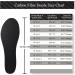 Carbon Fiber Insole for Hallux Rigidus & Turf Toe - Rigid Sole Shoe Inserts for Sports & Hiking (Men's 6-6.5 Black - Buy Online on GoSupps.com