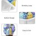 Easter Egg Hair Towel 2 Pack | Super Absorbent Quick Dry Hair Turbans for Women & Girls - Buy Online on GoSupps.com