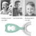 Children's U-Shaped Toothbrush - Soft Silicone Baby Toothbrush for Oral Care (Green L) - Manual Cleaning Tool - Buy Online on GoSupps.com
