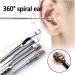 2023 Professional Ear Cleaning Kit - Stainless Steel Earwax Removal Tools (Black) - Buy Online on GoSupps.com