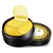 JIAHAO 24K Gold Collagen Under Eyes Eye Pads for Puffy Eyes Dark Circles Eye Gel Treatment Masks AntiWrinkle Moisturizing Improves Elasticity 24K Gold 30 Pairs