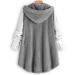 Hanxiulin Women's Fleece Jacket - Plush Cardigan with Long Sleeves & Stand-Up Collar - Breathable Casual Winter Fashion - XL Gray - Buy Online on GoSupps.com