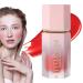 Liquid for Cheeks - Waterproof Super Dewy Liquid Stick Cream Face Natural Smudgeproof Long-Wearing Cream for Lips Eyes Cheek Fanelod 04#