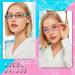 Cojwis 6 Pack Blue Light Filter Reading Glasses for Men & Women | Spring Hinge UV Protection 6 Colors (1.50x) - Glare-Free Vision - Buy Online on GoSupps.com