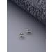 All We Are AWA Logo Pav Stud Earring (Silver Tone/Crystal) - Buy Online on GoSupps.com