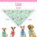 SCIROKKO Hawaii Dog Bandanas 3 Pack - Cute Fruit Print Scarf Bibs for Pets | Summer Pet Accessories for Dogs Cats - Ice Cream Strawberry Watermelon - Buy Online on GoSupps.com