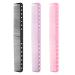 MEISH 3 Pieces Cutting Comb Hair Fine Tooth Comb Standard Teeth Clipping Comb Hair Styling Comb for Hair Barber Salon Hair Care Tools(3 Color)