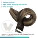 FSHINE Tape-In Extensions 50g Real Hair 20 Pieces 35cm Off Black to Honey Blonde Seamless Remy Hair #1b/27/1b #1b/27/13b - Buy Online on GoSupps.com