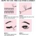 Fadlash Cluster Eyelashes Extension 10D-0.07-C 10mm | Individual Lashes DIY Self-Application - Buy Online on GoSupps.com