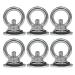 Eupheng Track Mount Kayak Tie Down Eyelet, Kayak Rail Eyelets, Track Mount Tie up Eyelet, Hardware Ring Shaped Eye Bolt, Kayaking Mounting Replacement Kit for Kayak Canoe Boat Bungee Cord Ropes. Eye nut set 6pcs
