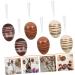 Alipis 30 Pcs Easter Eggs Easter Egg Ornaments Easter Egg Tree Ornaments Spring Accessories Mini Plastic As Shown 3x5pcs 6X4CMx5pcs - Buy Online on GoSupps.com