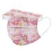 Adults mask mouth protection 10 pieces disposable dust protection flowers motif breathable non-woven mouth-nose protection adult women 3-layer multifunction cloth Bandana neckercheck scarf (c 10pcs) c unit size