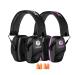 Hocazor Shooting Ear Protection NRR 26dB Suit for Shooters Hunting Range Racing Concert Sports Events Airports - Black&Purple HO1006 Black+purple