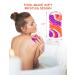 BSROLUNA Silicone Exfoliating Body Scrubber Loofah Scalp Massager Shampoo Brush - Camouflage Orange | Shower and Easy to Clean 2 in 1 Design - Buy Online on GoSupps.com