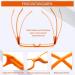 Cojwis 4 Pack Women's Reading Glasses - Fashion Spring Hinge Readers with Pattern Print - 2.50x Magnification - Stylish & Comfortable - Buy Online on GoSupps.com