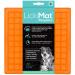 Innovative Lickimat Playdate treat mat orange 1 piece (1 pack) Orange Playdate