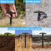 10 Pack T-Shape Spiral Tent Stakes - Ground Anchors for Camping, Hiking, and Canopies - Buy Online on GoSupps.com