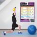 Kettlebell Workout Poster for Legs, Back, and Shoulder | Free Online Training | 594mm x 420mm (A2) | Improve Personal Fitness - Buy Online on GoSupps.com