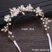 Crystal Pearl Flower Bridal Hair Vine - Gold Wedding Accessory for Bridesmaid & Flower Girls - Buy Online on GoSupps.com