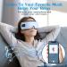 Electronic Eye Massager with Heat, Compression & Bluetooth Music - FSA/HSA Approved, Ideal for Migraines, Dark Circles & Sleep - Perfect Gift - Buy Online on GoSupps.com