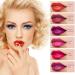 6 Colors Wine Lip Gloss Set - Long Lasting Waterproof Matte Liquid Lipstick | Nonstick Cup Lip Tint (6PCS - Buy Online on GoSupps.com